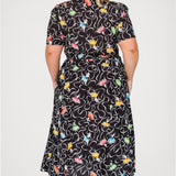 Laverne Dress in ballerina black