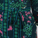 Leticia Dress in enchanted petrol