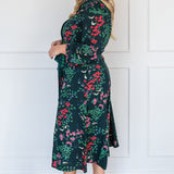 Leticia Dress in enchanted petrol