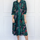 Leticia Dress in enchanted petrol
