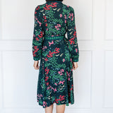 Leticia Dress in enchanted petrol