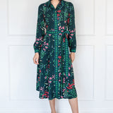 Leticia Dress in enchanted petrol