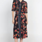 PRE-ORDER Leticia Dress in now or never black