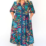 Maiocchi's Leticia Dress Dress features a fancy shirt dress silhouette plus a removable waist tie. 