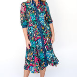 Leticia Dress in truly madly navy