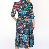 Leticia Dress in truly madly navy