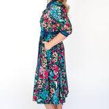 Leticia Dress in truly madly navy
