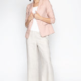 PRE-ORDER Lily Linen Blazer in blush