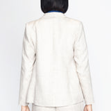 PRE-ORDER Lily Linen Blazer in oatmeal