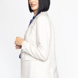 PRE-ORDER Lily Linen Blazer in oatmeal