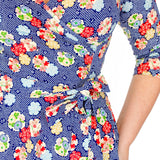 Lucinda Dress in peach blossoms