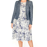 Luxe Linen Blazer in denim
