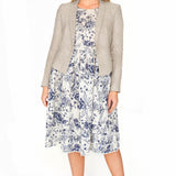 Luxe Linen Blazer in oatmeal