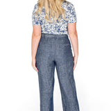 Luxe Linen Pant in denim