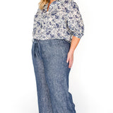 Luxe Linen Pant in denim
