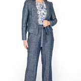 Luxe Linen Pant in denim