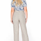 Luxe Linen Pant in oatmeal