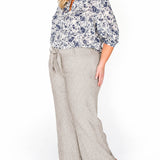 Luxe Linen Pant in oatmeal