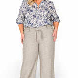 Luxe Linen Pant in oatmeal