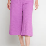 Jane Culotte in broderie lilac