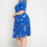 Cleo Dress in something blue