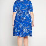 Cleo Dress in something blue