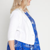 Perfect Linen Blazer in white