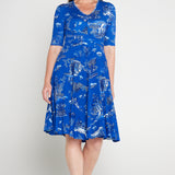 Cleo Dress in something blue