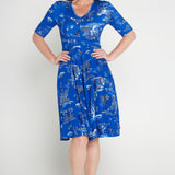 Cleo Dress in something blue