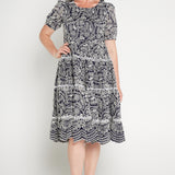 Eloise Dress in navy lace