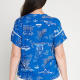Florida Top in something blue
