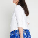 Perfect Linen Blazer in white