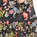 Maldives Midi Dress in aussie blooms