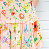 Maldives Mini Dress in little wonder peach