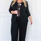 Manhattan Ponte Blazer in black