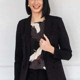 Manhattan Ponte Blazer in black