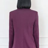 Manhattan Ponte Blazer in mulberry