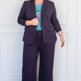 Manhattan Ponte Blazer in navy