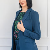 Manhattan Ponte Blazer in petrol