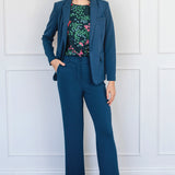 Manhattan Ponte Blazer in petrol