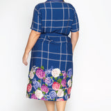 Maya Shirt Dress in daydreamers blue