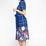 Maya Shirt Dress in daydreamers blue