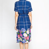 Maya Shirt Dress in daydreamers blue