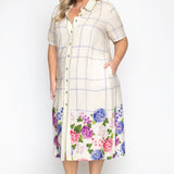 Maya Shirt Dress in daydreamers cream