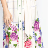 Maya Shirt Dress in daydreamers cream