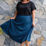 Our Favourite Ponte Skirt in teal