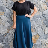 Our Favourite Ponte Skirt in teal