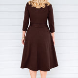 Sloane Dress in espresso