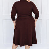 Sloane Dress in espresso