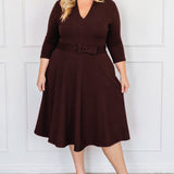 Sloane Dress in espresso